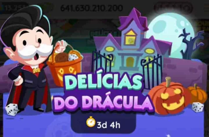 Evento Monopoly Go Delicias Do Dracula (lista de recompensas)