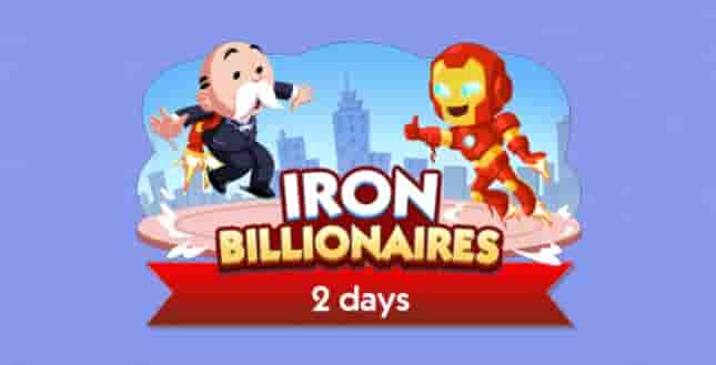 Monopoly Go Iron Billionaires Reward and Milestones (October 6, 2024)