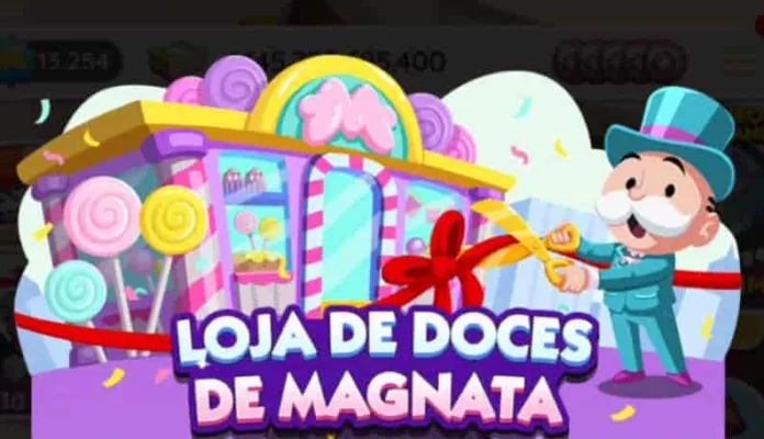 Evento Monopoly Go Loja De Doces De Magnata (lista de recompensas)