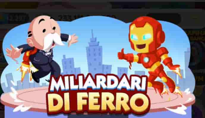 Evento Miliardari Di Ferro Monopoly Go (elenco dei premi)