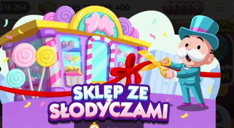 Wydarzenie Monopoly Go Sklep Ze Slodyczam (lista nagród)