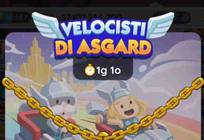 Evento Velocisti Di Asgard Monopoly Go (elenco dei premi)