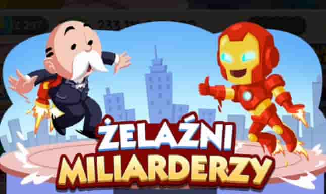 Wydarzenie Monopoly Go Żelazni Miliarderzy (lista nagród)