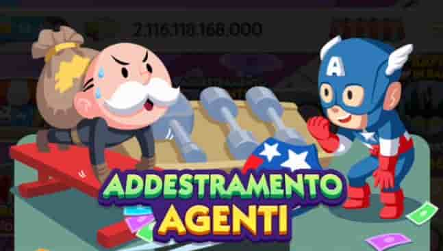 Evento Addestramento Agenti di Monopoly Go (elenco dei premi)