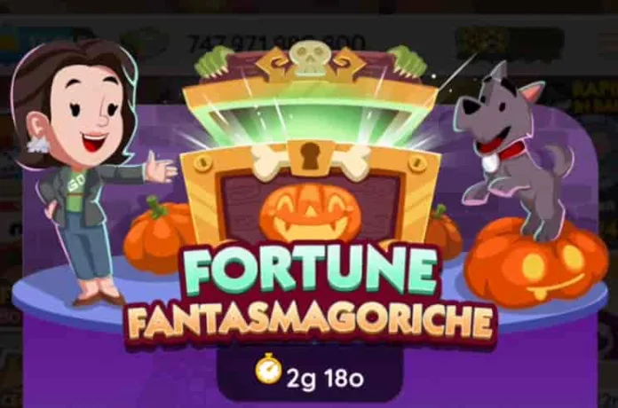 Evento Fortune Fantasmagoriche di Monopoly Go (elenco dei premi)