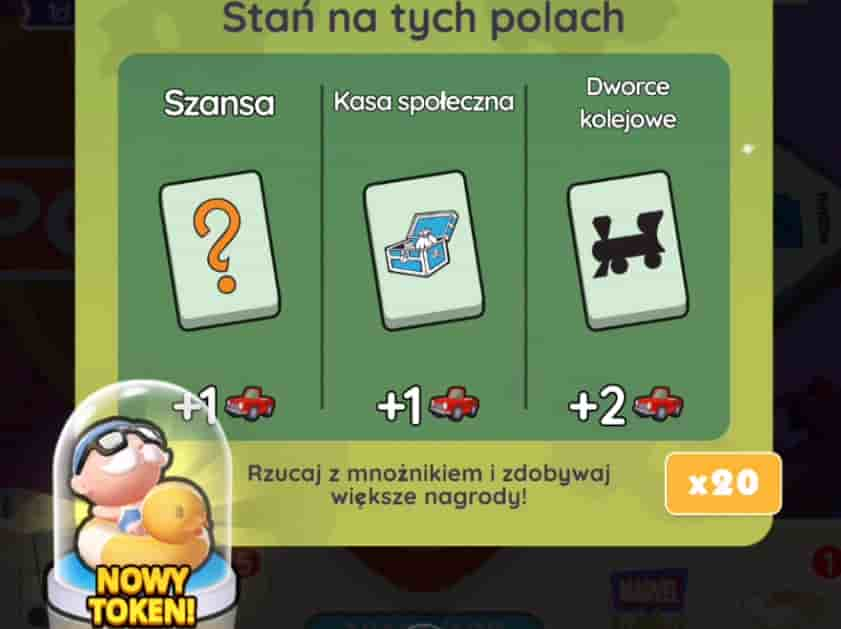 Wycieczka Z Obstawa Monopoly GO