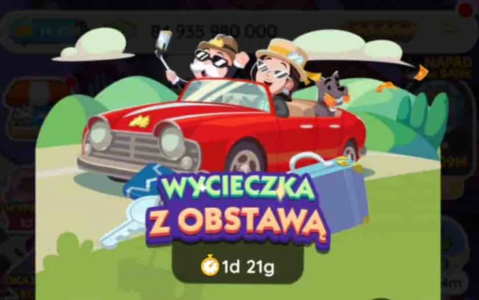 Wydarzenie Monopoly Go Wycieczka Z Obstawa (lista nagród)