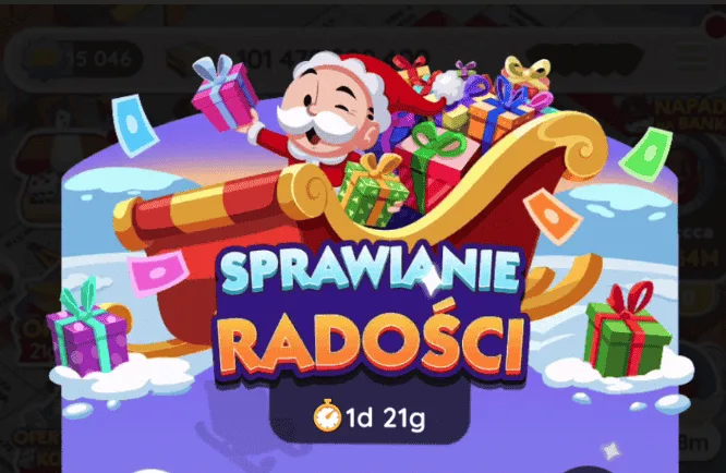 Wydarzenie Monopoly Go Sprawianie Radości (lista nagr&oacute;d)