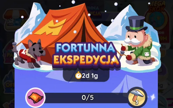 Wydarzenie Monopoly Go Fortunna Ekspedycja (lista nagród)