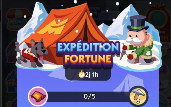 Evenement Expedition Fortune Monopolay Go (Liste des Recompenses)