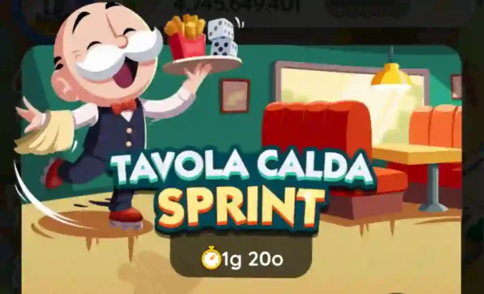 Evento Tavola Calda Sprint Monopoly Go (Elenco dei Premi)