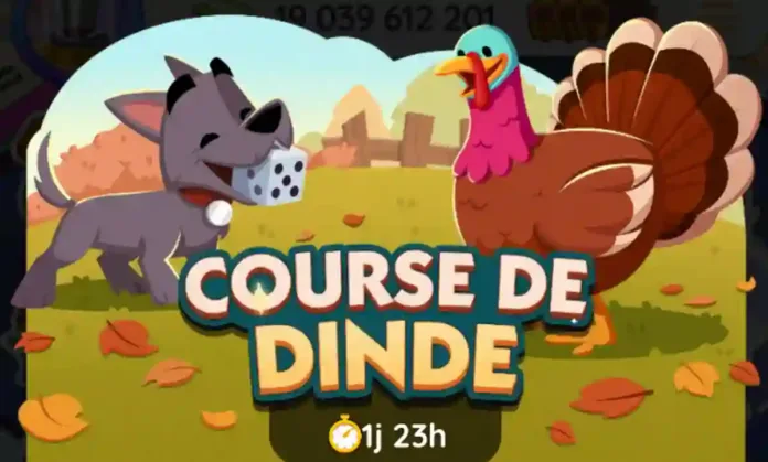 Événement Course De Dinde Monopoly Go (Recompenses) - 25 novembre 2025
