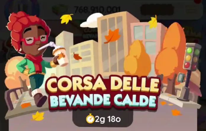Evento Corsa Delle Bevande Calde Monopoly Go (Elenco dei Premi)