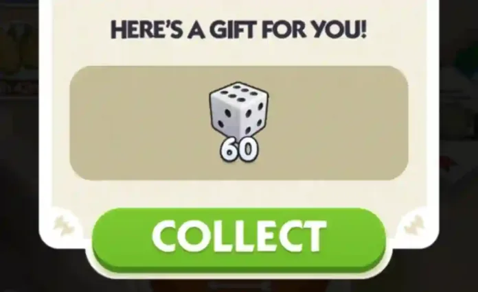 60 Dados Grátis Monopoly Go (6 Dezembro 2025)