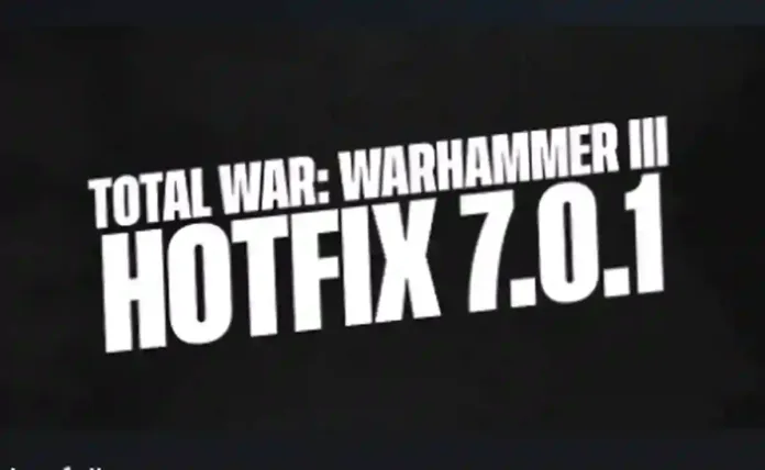 Total War Warhammer 3 Update 7.0.1 Patch Notes - December 8, 2025
