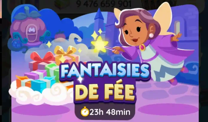 Événement Monopoly Go Fantaisies De Fée (liste des récompenses)