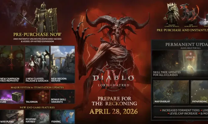 Diablo 4 Update 1.109 Patch Notes (D4 version 1.109.000)