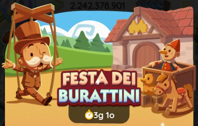 Evento Festa Dei Burattini Monopoly Go (Elenco dei Premi)