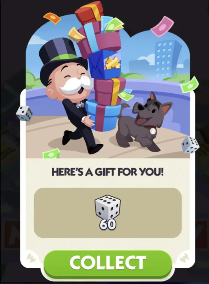 60 Darmowe kostki Monopoly Go (Maj 2026)