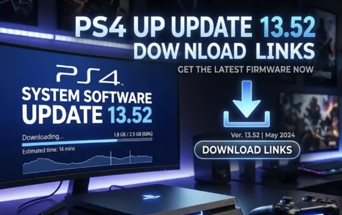 PS4 Update 13.52 Download Links