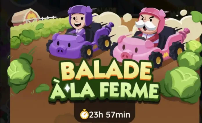 Événement Balade A La Ferme de Monopoly Go (liste des récompenses)